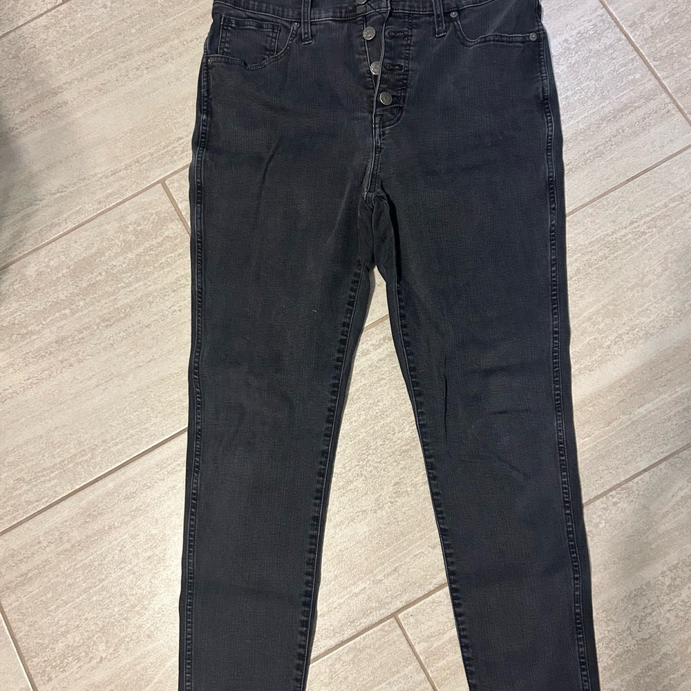 Madewell Charcoal Skinny Jeans